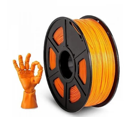 Филамент NVPRINT ABS Orange для 3D печати диаметр 1.75мм  длина 330 метров  масса 1 кг