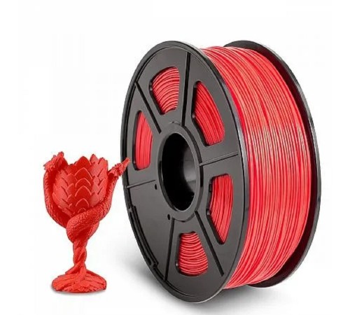 Филамент NVPRINT ABS Red для 3D печати диаметр 1.75мм  длина 330 метров  масса 1 кг