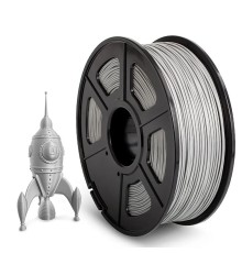 Филамент NVPRINT ABS Silver для 3D печати диаметр 1.75мм  длина 330 метров  масса 1 кг