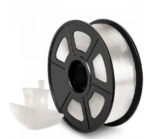 Филамент NVPRINT ABS Transparent для 3D печати диаметр 1.75мм  длина 330 метров  масса 1 кг