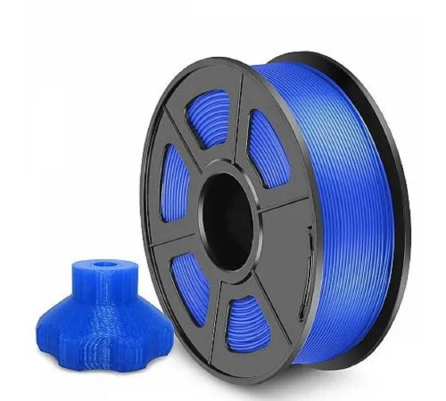 Филамент NVPRINT PETG Blue для 3D печати диаметр 1.75мм  длина 330 метров  масса 1 кг