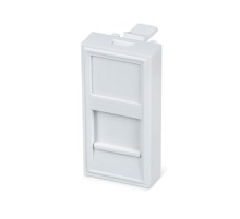 Rexant (03-0260) Вставка Mosaic 22,5x45, на 1 порт со шторкой