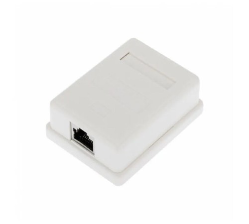 Rexant (03-0142) Розетка компьютерная внешняя, 1-порт FTP RJ-45 (8P8C), CAT 6
