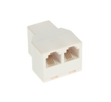 Rexant (03-0032) Телефонный двойник RJ-11 (штекер - 2 гнезда) 6P-4C (50 шт)