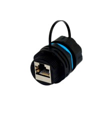 Rexant (02-0285) Индустриальный соединительный модуль, RJ-45(8P8C), FTP, CAT 6, IP68 с защитным колпачком для кабеля