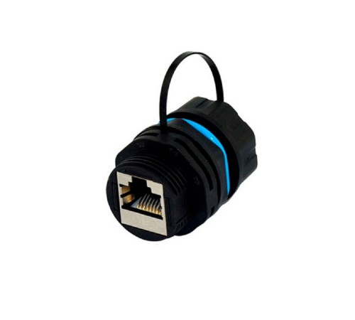 Rexant (02-0285) Индустриальный соединительный модуль, RJ-45(8P8C), FTP, CAT 6, IP68 с защитным колпачком для кабеля Rexant (02-0285) Индустриальный соединительный модуль, RJ-45(8P8C), FTP, CAT 6, IP68 с защитным колпачком для кабеля
