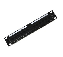 Rexant (04-0025) Панель коммутационная 10", 1U, 12 портов UTP, RJ-45, CAT 5e