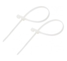 Rexant (07-0104) Стяжка нейлоновая под винт 100x3,6мм, белая (100 шт/уп)