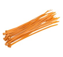 Rexant (07-0201-6) Стяжка кабельная нейлоновая 200x4,8мм, коричнево-золотая (RAL8001) (100 шт/уп)