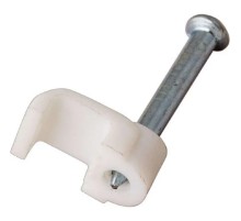 Rexant (07-4214) Крепеж кабеля плоский 14х7 мм, белый (50 шт/уп)