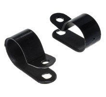 Rexant (07-4416-1) Скоба под винт 16мм, черная (50 шт/уп)