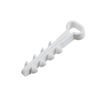 Rexant (07-4608) Дюбель-хомут 5-8мм, прямоугольный, белый (100 шт/уп)