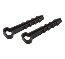 PROconnect (07-4621) Дюбель-хомут 5-10мм, прямоугольный, черный (100 шт/уп)