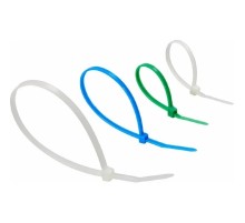 Rexant (07-7201) Набор стяжек нейлоновых 100, 150, 200 мм, цветные, НХ-1, тубус 200 шт.