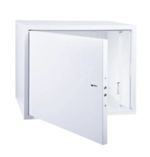 Rexant (04-2252) Шкаф настенный 19" АНТИВАНДАЛЬНЫЙ распашной 8U 600х400х450мм,(ШхГхВ) RAL 7035 PRO