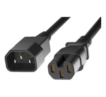 Кабель питания KS-is KS-857B-1.5 IEC-C14 - IEC-C15 1.5м черный