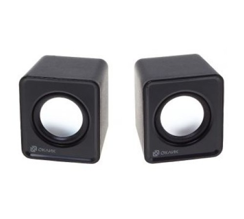 Колонки OKLICK OK-331, 2.0, черный (440404)