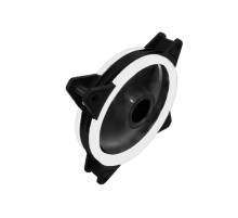 Вентилятор Gembird с подсветкой, 120x120x25, гидродин., 3pin/4pin Molex, провод 35см, белый (D12025S12L-W)