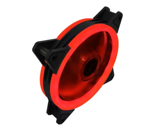 Вентилятор Gembird с подсветкой, 120x120x25, гидродин., 3pin/4pin Molex, провод 35см, красный (D12025S12L-R) Вентилятор Gembird с подсветкой, 120x120x25, гидродин., 3pin/4pin Molex, провод 35см, красный (D12025S12L-R)