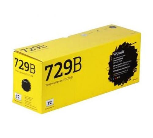 Картридж лазерный T2 729B TC-C729B CE310A/Canon 729BK черный (1200стр.) для Canon i-Sensys 7010C HP LJ Pro CP1025 Картридж лазерный T2 729B TC-C729B CE310A/Canon 729BK черный (1200стр.) для Canon i-Sensys 7010C HP LJ Pro CP1025