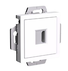ATLASDESIGN РОЗЕТКА HDMI, механизм, БЕЛЫЙ
