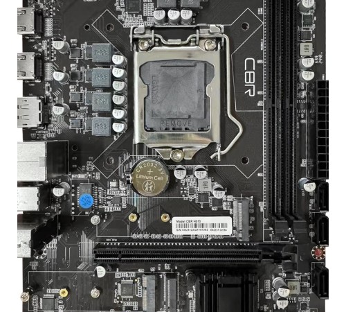 CBR H510 { Chipset 470, Socket 1200, 2*DDR4, mATX, VGA+HDMI, 1*PCIEx16/1*PCIEx1/1*M.2, 3*SATA3, 2*USB2.0 + 2*USB3.0, LAN 1Gb} БЕЗ УПАКОВКИ
