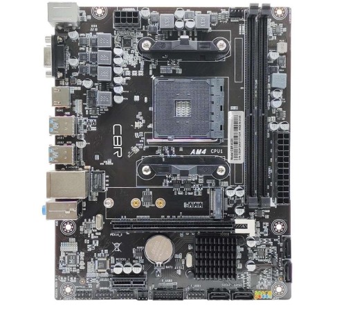 CBR A320 { Chipset A320, Socket AM4, 2*DDR4, mATX, VGA+HDMI, 1*PCIEx16/1*PCIEx1/1*M.2, 4*SATA3, 2*USB2.0 + 2*USB3.0, LAN 1Gb} БЕЗ УПАКОВКИ