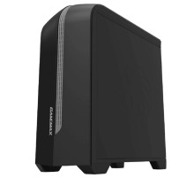 GameMax Корпус Centauri Black Gray без БП (ATX,Черн-сер,USB3.0, Зак.стекло, 1*120мм. RGB, пыл.фил.)