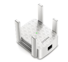 Digma D-WR310 (D-WR310V2) Повторитель беспроводного сигнала N300 Wi-Fi белый