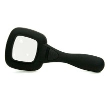 Rexant (12-0406) Лупа ручная, увеличение 4х, квадратная 50х40мм, с подсветкой 6LED, черная