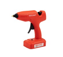 Rexant (12-1553) Пистолет клеевой, 60Вт, 11мм, ЭКСПЕРТ, аккумуляторный, коробка