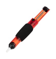 Rexant (12-0204) Вакуумный экстрактор припоя (оловоотсос), пластик, прозрачно-красный
