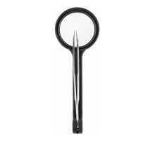 Rexant (12-0411) Лупа ручная, увеличение 8х, 24мм, с пинцетом