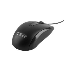CBR CM 124 Black USB, Мышь офисн., 1000dpi, 3 кн., 1,5 м