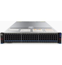 Gooxi SR201-D25RE-G2 2U, 2x Socket SP5; 24x DDR5; 25x 2.5" SATA/SAS; 12Gb/s SAS expander; 2x 2.5" rear SAS/SATA; 2x 2.5" rear NVMe; 2х M.2 NVMe 2280; 2xPCIe 5.0x16;  4xPCIe 5.0x8; OCP3.0; 2x1GbE i350;