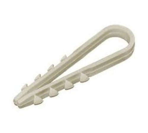 PROCONNECT (07-4502-2) Дюбель-хомут  11-18 белый (100 шт.)
