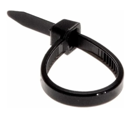 Rexant (07-0061) Хомут nylon 2.5 х 60 мм 100 шт черный Rexant (07-0061) Хомут nylon 2.5 х 60 мм 100 шт черный