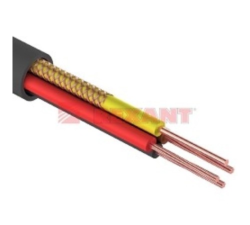 REXANT (01-4034) ШВЭП 4x0.12  3х0.12+1Эх0.12, 200м. ЧЕРНЫЙ