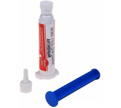 REXANT (09-3680) Флюс-гель для пайки АКТИВНЫЙ 12мл (шприц) REXANT (09-3680) Флюс-гель для пайки АКТИВНЫЙ 12мл (шприц)