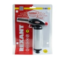 Газовая горелка настольная REXANT GT-25 с пьезоподжигом + керамика [12-0025]