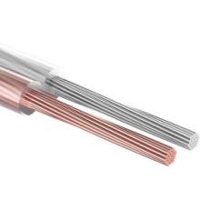 Rexant 01-6303 Кабель акустический, 2х0.50 мм2, прозрачный SILICON, 100 м.