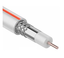 Proconnect 01-2401-2 Кабель SAT 50 M, CCS/Al/Al, (75%), 75 Ом, 100м., белый  PROCONNECT