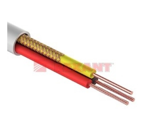 REXANT (01-4033) ШВЭВ 3x0.12 -2х0.12+1Эх0.12, 200м. БЕЛЫЙ
