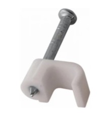 REXANT (07-4204) Крепеж кабеля   плоский 4мм х 2мм (упак. 500 шт.)  REXANT