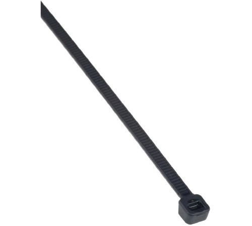 Аксессуары к шкафам и стойкам Hyperline GT-200IBC-25 Стяжка нейлоновая неоткрывающаяся, безгалогенная (halogen free), 200x2.5 мм, полиамид 6.6, -40°C - +85°C, черная, (100 шт)