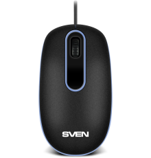Мышь SVEN RX-90 чёрная (2+1кл., 1000 DPI, блист.) Sven SV-020644