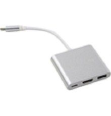 Bion Мульти переходник USB Type-C - HDMI/USB-A3.0/Type-C(PD charging) [BXP-A-USBC-MULTI-5]