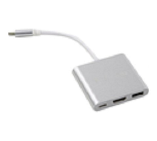 Bion Мульти переходник USB Type-C - HDMI/USB-A3.0/Type-C(PD charging) [BXP-A-USBC-MULTI-5]