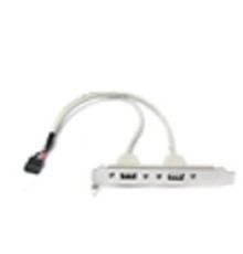 Bion планка портов 2xUSB2.0, 30 см [BXP-MB-2USB]