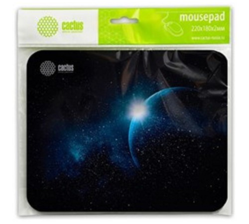 Коврик для мыши Cactus Space 220x180x2мм (CS-MPC-P04XS) Коврик для мыши Cactus Space 220x180x2мм (CS-MPC-P04XS)